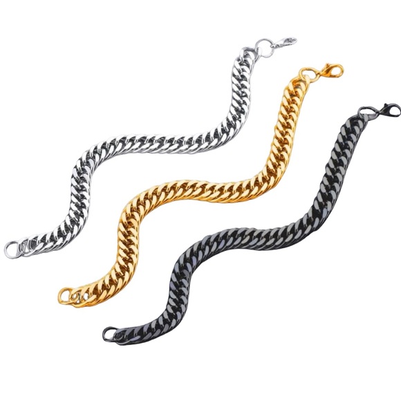 Other - Men Stainless Steel Link Bracelet